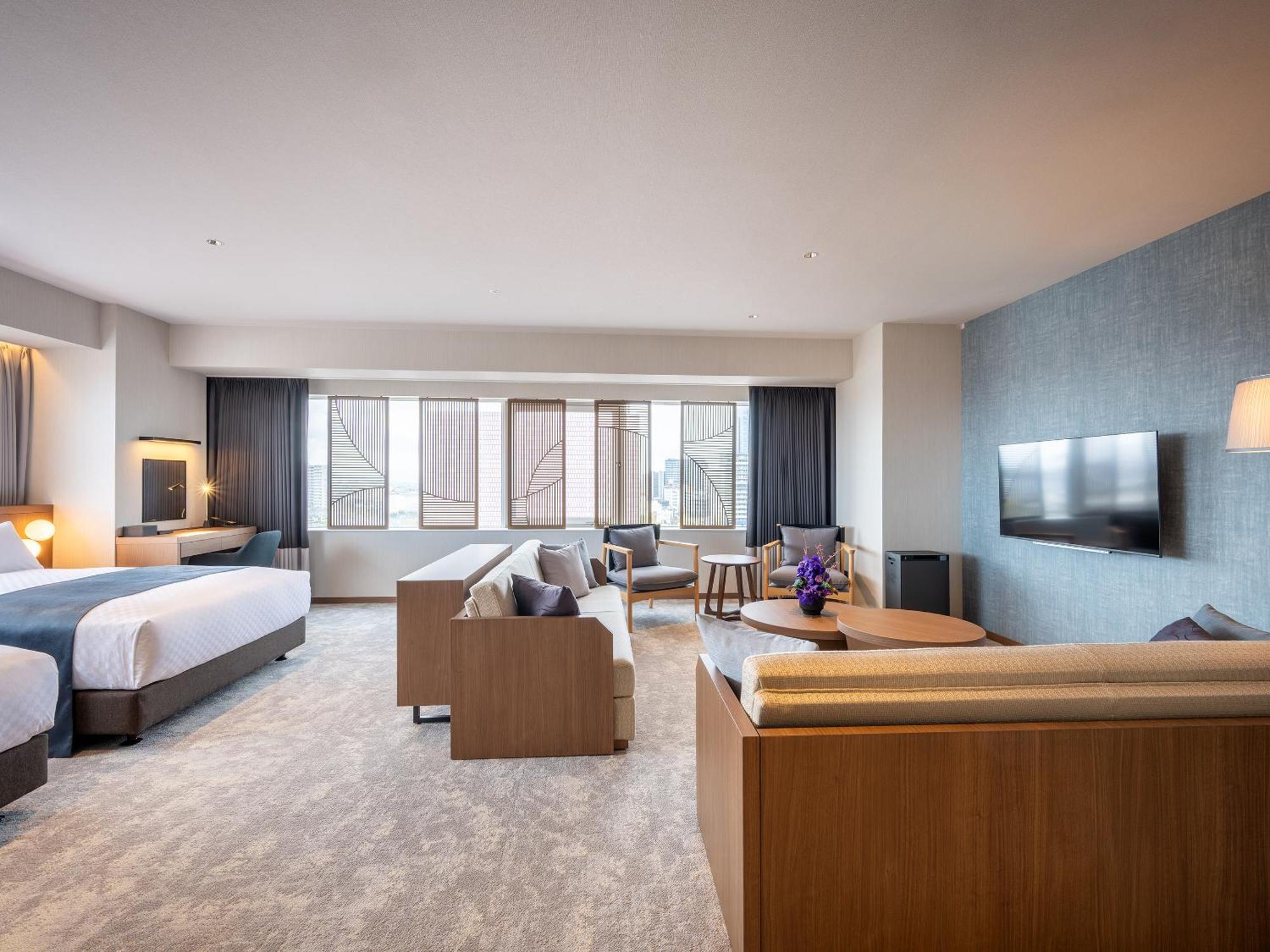 Niigata Grand Hotel Bagian luar foto